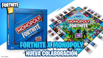 Fortnite x Monopoly: así es la colaboración con el juego de mesa