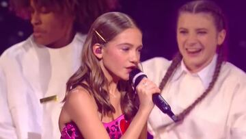 Zoé Clauzure (Francia), ganadora de Eurovisión Junior 2023 y Sandra Valero queda segunda