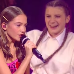 Zoé Clauzure (Francia), ganadora de Eurovisión Junior 2023 y Sandra Valero queda segunda
