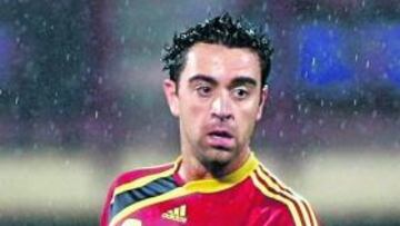 Xavi jugó ayer todo el partido.