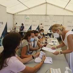 Ambientazo en Sevilla antes del debut de España