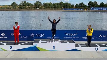 Mailliard se lució con medalla de oro en el mundial de canotaje