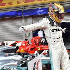 Hamilton en su GP 200: “Los Ferrari eran más fuertes”