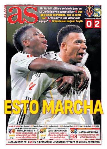 Las portadas de AS de enero