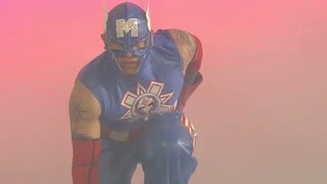 Rey Mysterio dejó ver su fanatismo por el mundo de los cómics con su atuendo del Capitán América.