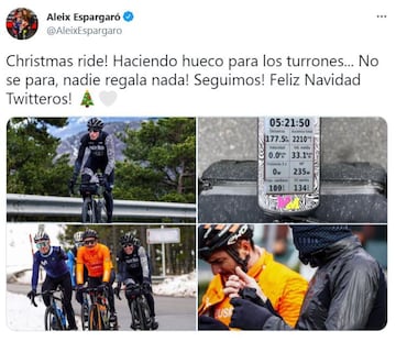 Así pasan las Navidades los deportistas