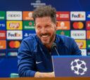 Simeone: “Me gusta mucho Sarri, nos fijamos para mejorar como equipo”