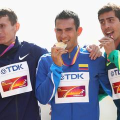 Éider Arévalo, campeón del mundo en los 20 km marcha