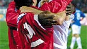 <B>TRÍO LETAL</B>. El Mallorca se encomienda a Etoo, Luque e Ibagaza.