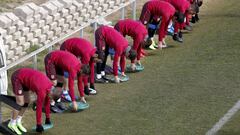 Tiago vuelve a entrenarse con el grupo dos meses después