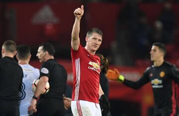 Schweinsteiger made just 18 Premier League appearances for Manchester United.