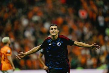 Elyounoussi celebra el gol anotado al Galatasaray | @FCKobenhavn