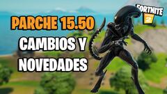Fortnite - Notas del parche 15.50: cambios y novedades de la actualización