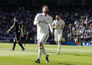 Isco celebra el gol que abrió el marcador.