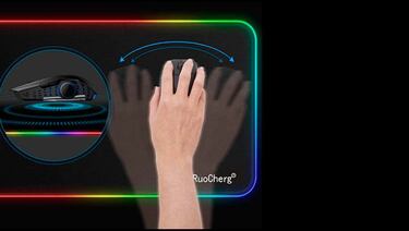 Esta es la alfombrilla de ratón RGB para ‘gaming’ mejor valorada en Amazon