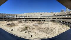 Así se encuentra el Nou Mestalla