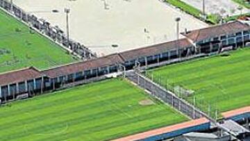 <b>LA FÁBRICA. </b>Aquí es donde se forman los canteranos. Las instalaciones de Tajonar están a las afueras de Pamplona.