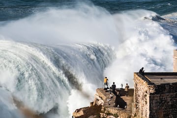 Las olas de Epsilon en Nazaré.