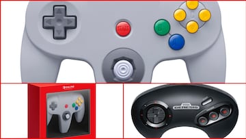 Los mandos de Nintendo 64 y Mega Drive para Switch tendrán botones adicionales