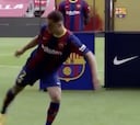 Ya es viral: el chascarro de la nueva estrella del Barça al dominar el balón