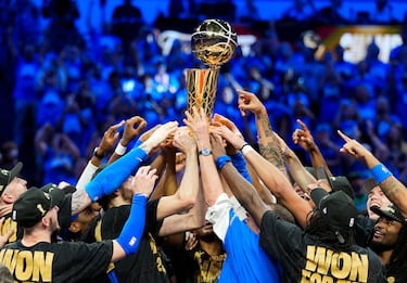 La plantilla de los Oklahoma City Thunder se proclama como nuevo campeón de la NBA, tras vencer en las Finales a Indiana Pacers (4-3).