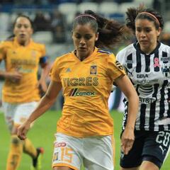 Ferral, la única jugadora en vestir la casaca de Tigres y Rayados