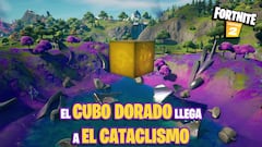 Fortnite: el cubo dorado llega a El Cataclismo en el centro de la isla