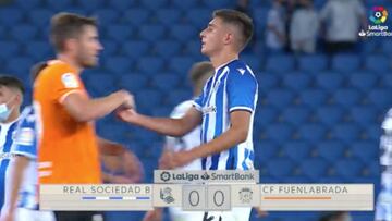 Resumen de la Real Sociedad B vs. Fuenlabrada de la Liga SmartBank