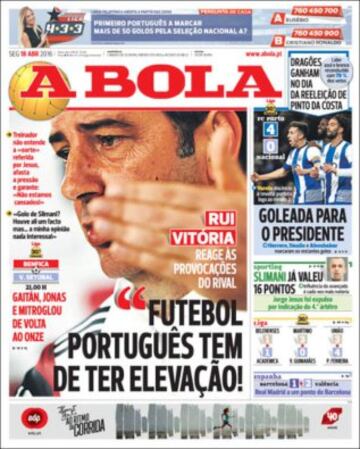 Portadas de la prensa mundial