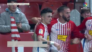 Resumen y gol del Sporting vs Elche de la Liga SmartBank