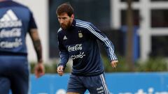El entrenamiento de la Selección en Ezeiza, en imágenes