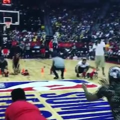 La emocionante carrera de bebés en la NBA