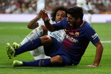 Luis Suárez y Marcelo.