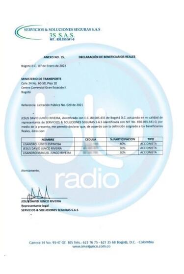 Licitación RUNT: qué ha pasado y a quién han inhabilitado