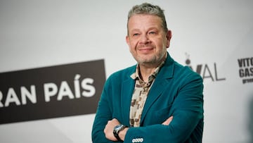 VITORIA-GASTEIZ, SPAIN - SEPTEMBER 08: Chef Alberto Chicote during the presentation of the new season of 'Pesadilla En La Cocina' during Festval on September 08, 2022 in Vitoria-Gasteiz, Spain. (Photo by Borja B. Hojas/Getty Images,)