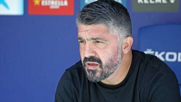 Gennaro Gattuso during the match between RCD Espanyol and Sevilla FC, corresponding to the week 7 of the Liga Santander, played at the RCDE Stadium on 02th Octoberr 2022, in Barcelona, Spain. (Photo by Joan Valls/Urbanandsport /NurPhoto via Getty Images)
