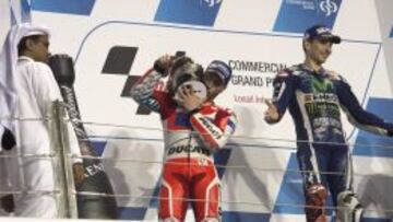 Andrea Dovizioso y Jorge Lorenzo.