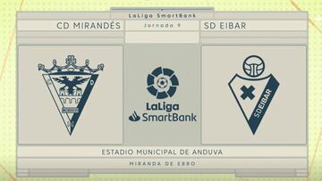 Resumen y goles del Mirandés vs. Eibar de LaLiga SmartBank