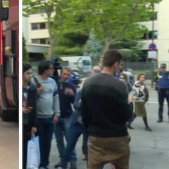 Cerci, Cerci, Cerci... qué crack: no sube al bus y se va de paisano