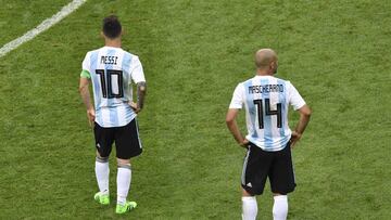 Jorge Sampaoli y Lio Messi, los señalados tras la eliminación