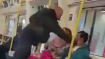 Agresi¨®n racista en el metro de Londres.