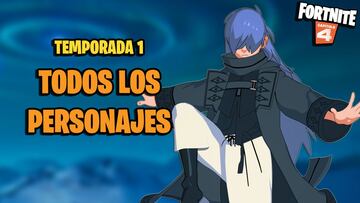 Todos los Personajes de Fortnite Cap&iacute;tulo 4 - Temporada 1 y d&oacute;nde encontrarlos