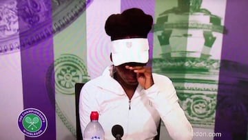 Venus Williams gan車 a Mertens, se derrumb車 y acab車 llorando