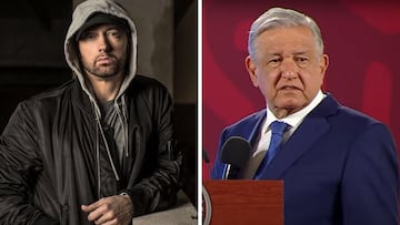 Aclaran que el supuesto rap de Eminem contra AMLO es falso