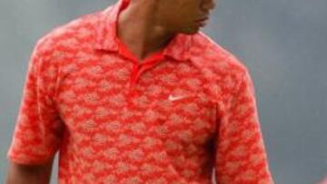 <b>SE ACERCA.</b> Tiger Woods se aproxima a los puesto de cabeza del torneo tras una gran segunda jornada.