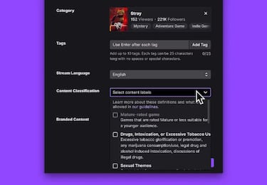 Twitch anuncia cambios para etiquetar el contenido para adultos