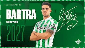 Bartra, renovado.