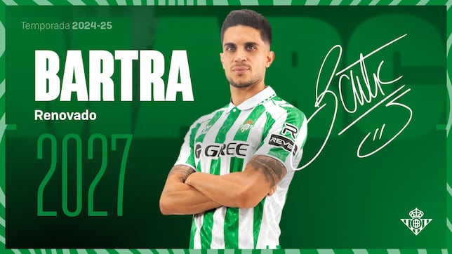 Oficial: Bartra, hasta 2027