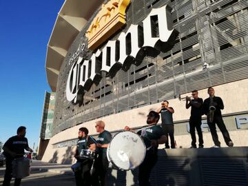 El color del Santos Laguna contra Monterrey desde Torreón