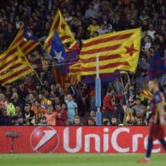 Otra sanción de la UEFA al Barça por las esteladas: 40.000 euros
